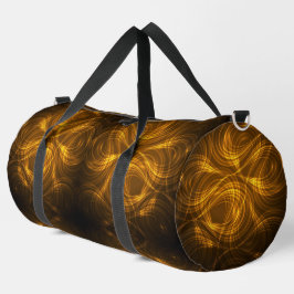 Bolsa de viaje con patrón de remolino dorado brill