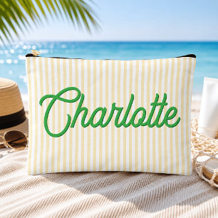 Bolsa de viaje de arena dorada amarilla personaliz