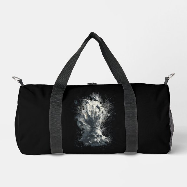 Bolsa de viaje de arte oscuro cuernos de cuervo y  (Anverso)