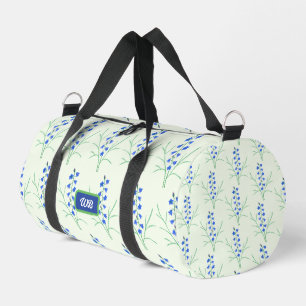 Bolsa de viaje de color verde pálido Bluebells
