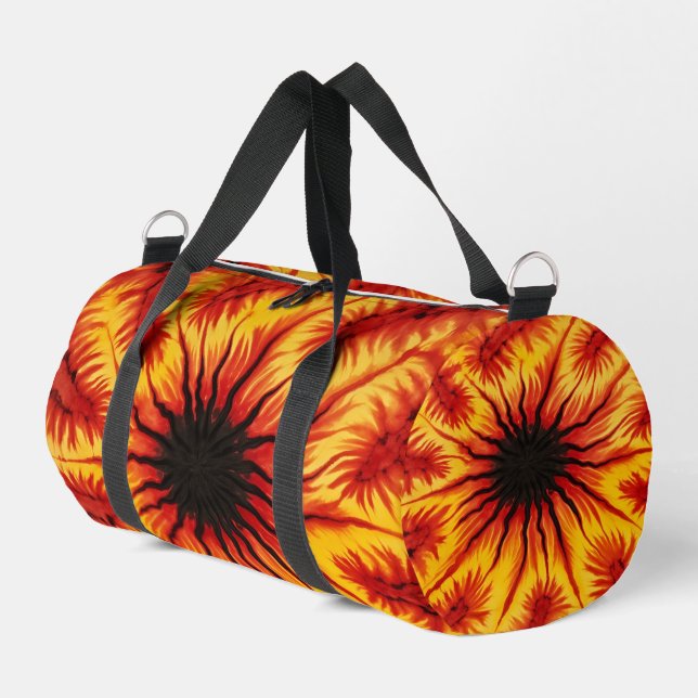 Bolsa de viaje de engranajes con patrón abstracto  (Esquina izquierda)