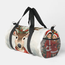 Bolsa de viaje de fiesta de reno lindo para vacaci