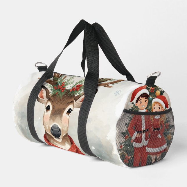Bolsa de viaje de fiesta de reno lindo para vacaci (Esquina derecha)