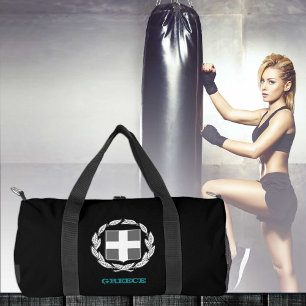 Bolsa de viaje de Grecia, escudo de armas griego /