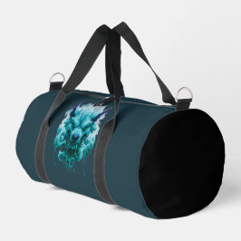 Bolsa de viaje de lobo con hielo que gotea