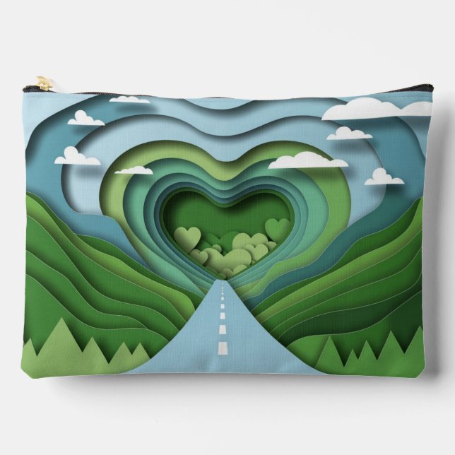 Bolsa de viaje de papercut Road Accesorio Pouch (Anverso)