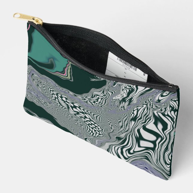 Bolsa de viaje "Emerald Marble Flow" (Abierto)