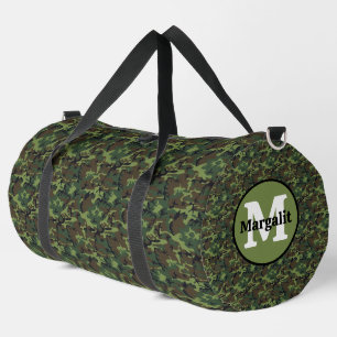 Bolsa de viaje grande con camuflaje de monograma d