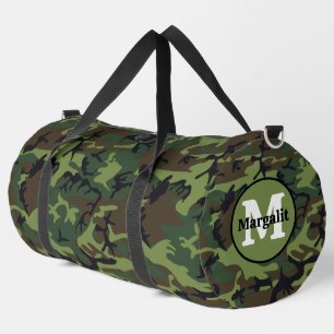 Bolsa de viaje grande con camuflaje de monograma d