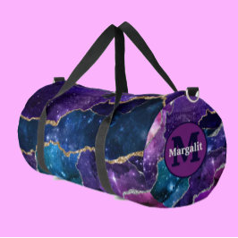 Bolsa de viaje grande de ónix cósmico holográfico