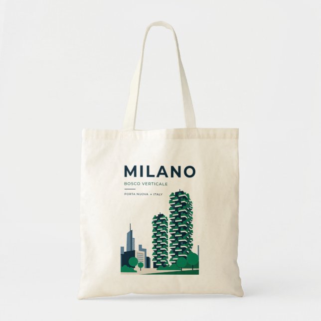 Bolsa de viaje MILANO BOSCO VERTICALE regalo Itali (Frente)