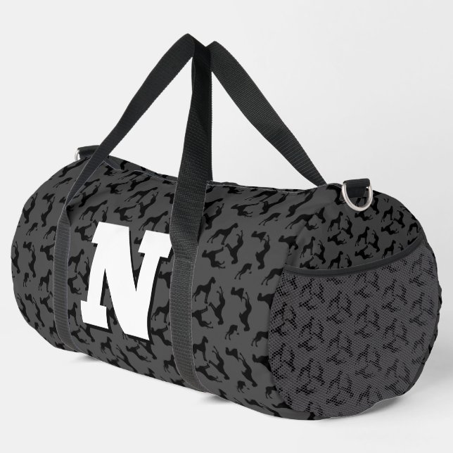 Bolsa de viaje monogramada de Gran Danés (Esquina derecha)