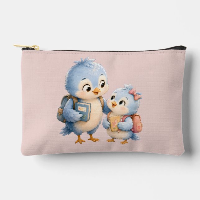 Bolsa de viaje para hermanos pajaritos azules lind (Anverso)
