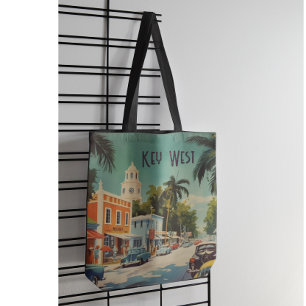 Bolsa de viaje vintage personalizada de Key West F