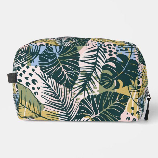 Bolsa de viajes Monstera y la Selva Fern (Anverso)