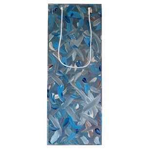 Bolsa de vino azul turbio