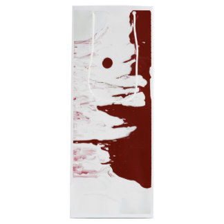 Bolsa de vino con diseño de salpicadura de vino