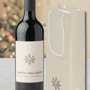 Bolsa de vino de copo de nieve de Champagne