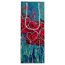 Bolsa de vino de regalo de corazón