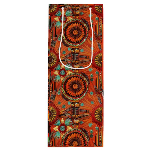 Bolsa De Vino Glossy De Moda Ecológica "Ecos Intri (Anverso)