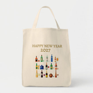 Bolsa de vino para Año Nuevo Feliz