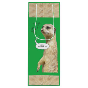 Bolsa de Vino Verde de Meerkat de Año Nuevo