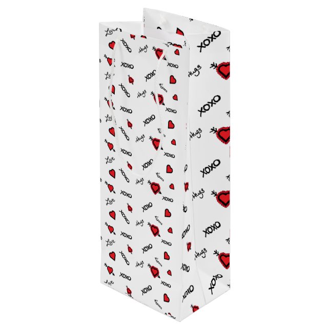 Bolsa de vino XOXO (Angulo reverso)