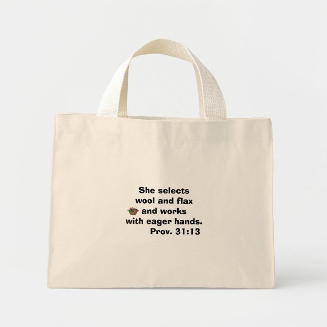 Bolsa de yarn tote (Frente)