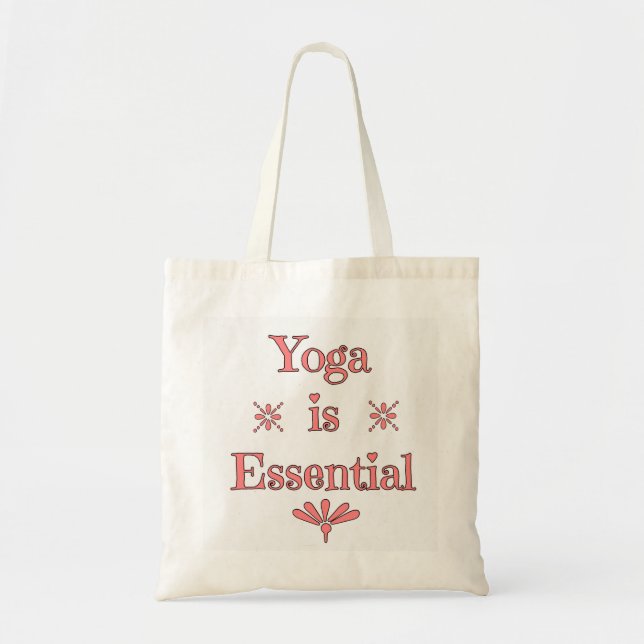 Bolsa de yoga El yoga es esencial (Frente)