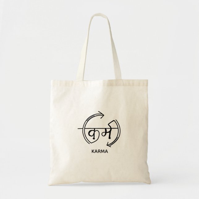Bolsa de yoga hindú de Karma, saco espiritual (Frente)