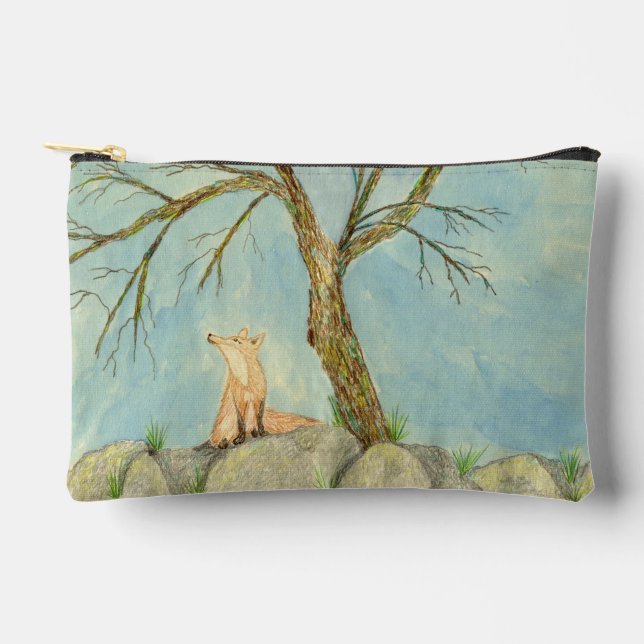 Bolsa de Zipper de Fox de Daydreaming (Anverso)