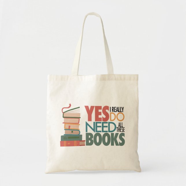 Bolsa del amor de lectura y libro (Frente)