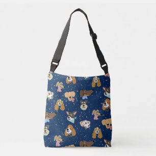 BOLSA DEL CROSSBODY (AZUL) DEL AMOR DEL PERRO
