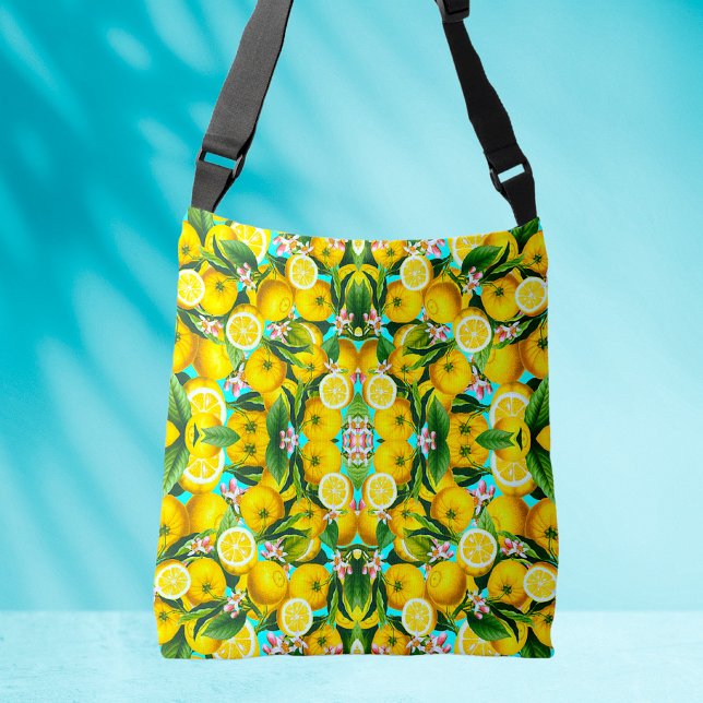 BOLSA DEL CUERPO TRANSVERSAL DE TOTE TROPICAL LEMO (Subido por el creador)