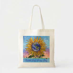 Bolsa del Día de la Tierra del Girasol
