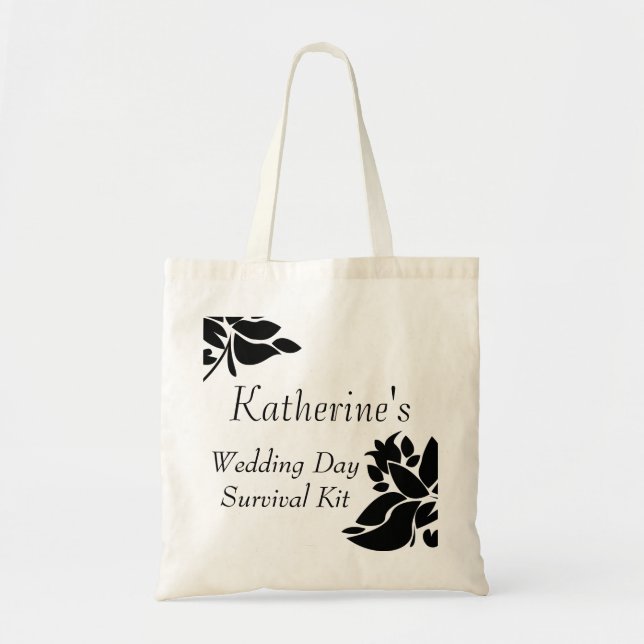Bolsa del kit de supervivencia del día de la boda  (Frente)