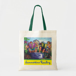 Bolsa del libro de lectura en verano