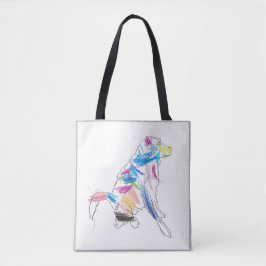 Bolsa del libro Rainbow Dog
