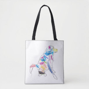 Bolsa del libro Rainbow Dog
