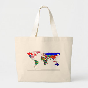 Bolsa del mundo con pestaña