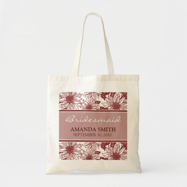 Bolsa del partido matrimonio personalizado Cranber (Frente)