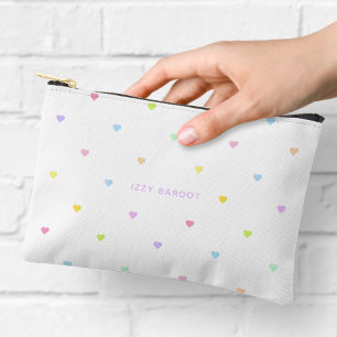 Bolsa del patrón del corazón Girly Pastel