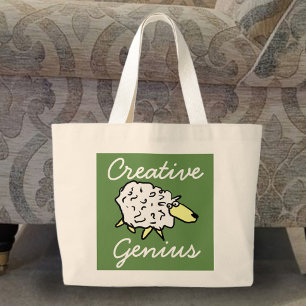 Bolsa del proyecto "Genio creativo" Personalizado