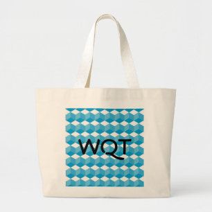 Bolsa - Diseño de bloques con iniciales