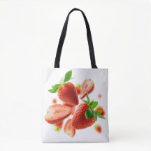 Bolsa divertida con fresas