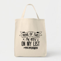 Bolsa Divertida Nada De Esto Estaba En Mi Lista