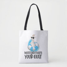 Bolsa divertida para amantes de cabras Whatever Fl