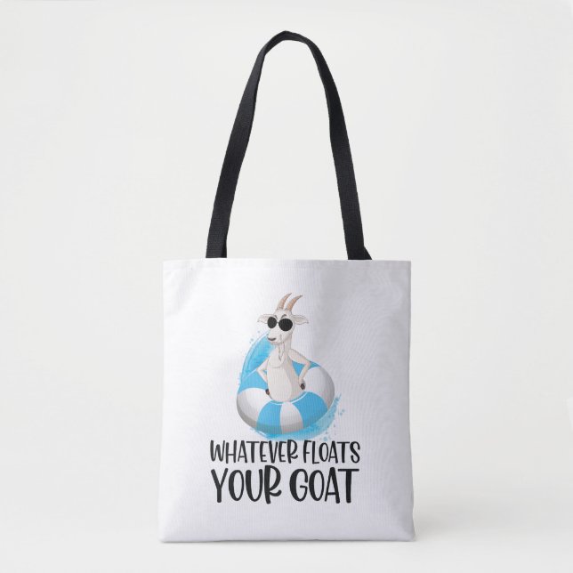 Bolsa divertida para amantes de cabras Whatever Fl (Anverso)