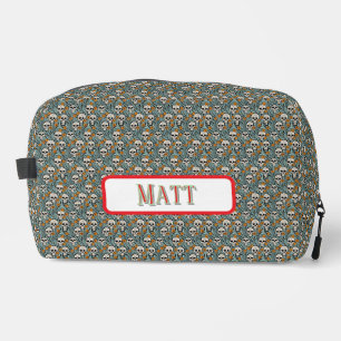 Bolsa Dopp con Motivo de Calavera