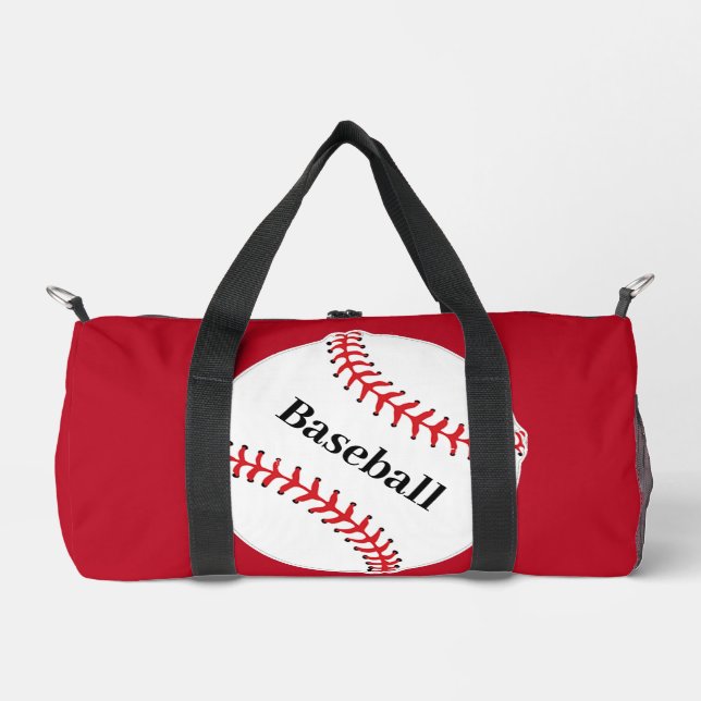 Bolsa Duffel de diseño de béisbol (Anverso)